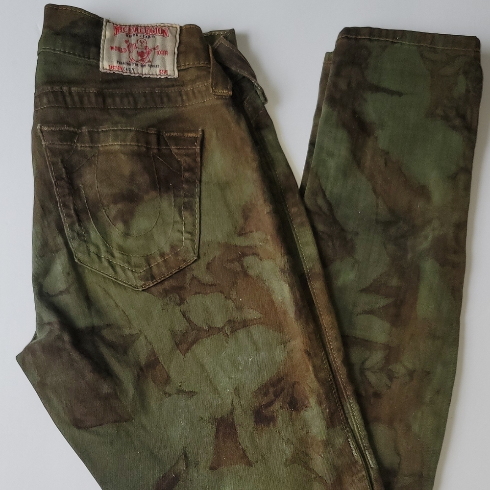 True Religion Casey Camo Jeans 26